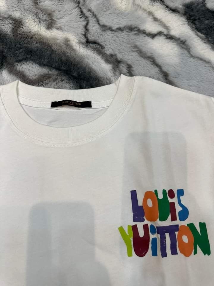 Louis Vuitton Ink Tiger T-Shirt , White, M