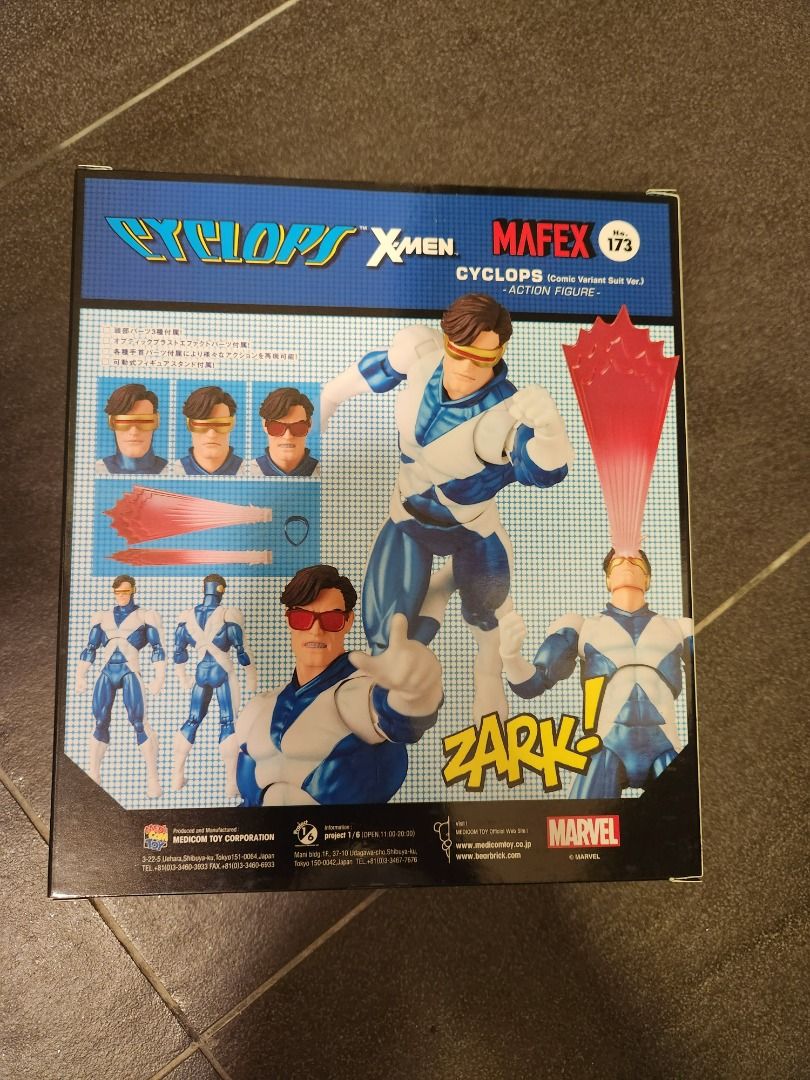 全新Mafex No. 173 X-men 雷射眼Cyclops Comic Variant Suit Ver