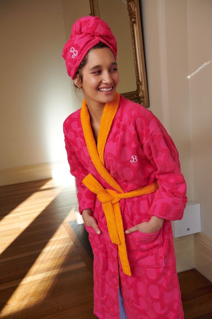 Barbie bathrobe 2025
