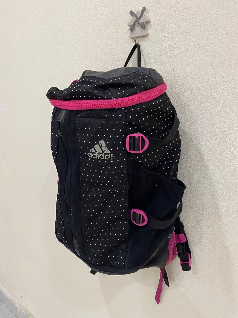 Adidas Backpack Pink Polkadot Women s Fashion Bags Wallets