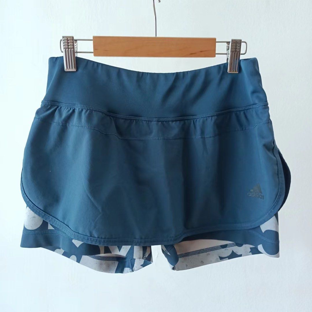 Adidas Climalite Indigo Skort Skirt Women s Fashion Activewear