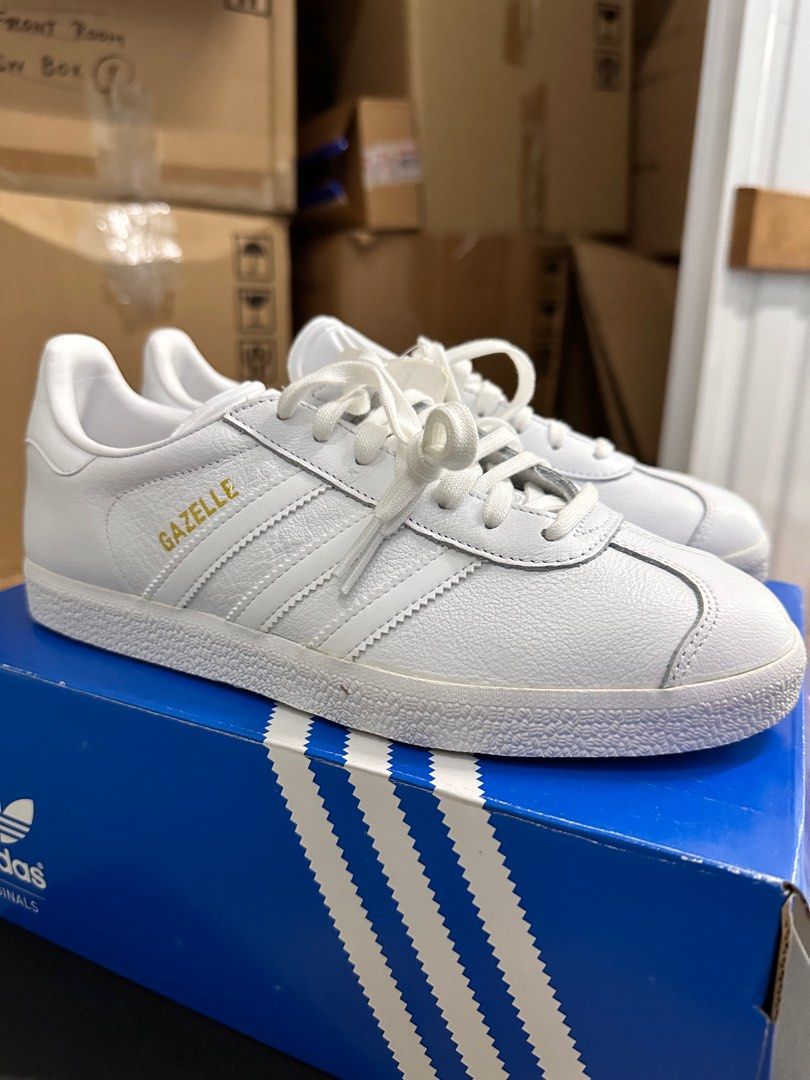 Adidas Gazelle All White