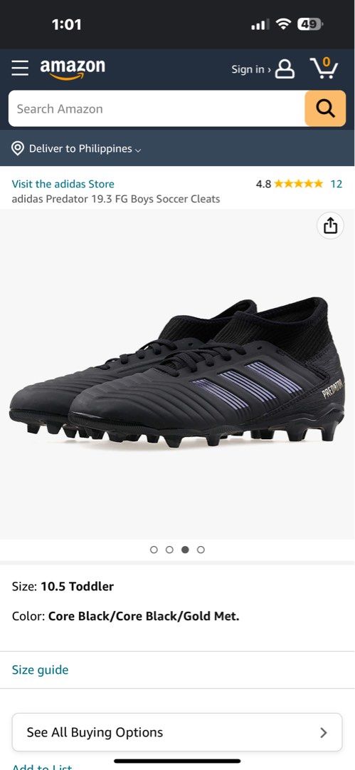 Adidas Predator 19.3 Men s Fashion Footwear Casual Shoes on