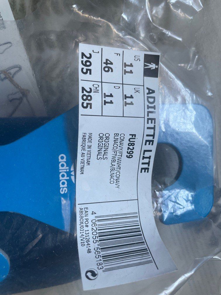 adidas sliders mens size 11