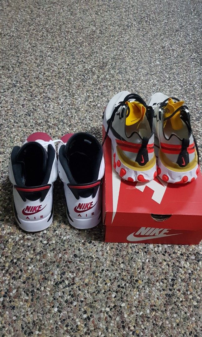 Air jordan 6 carmine nike react element Luxury Sneakers