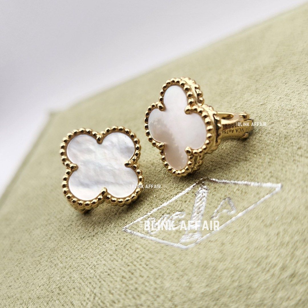 Alhambra Vintage Earrings Mother of Pearl