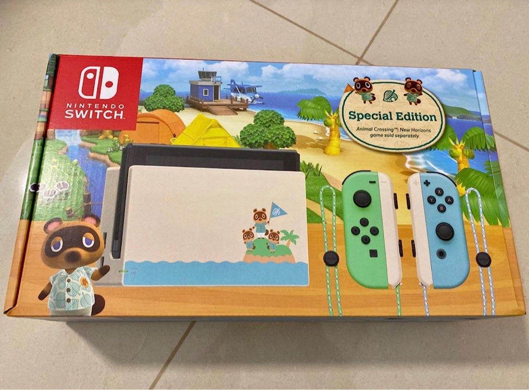 Animal Crossing and normal Nintendo Switch Gen2 console, Video Gaming