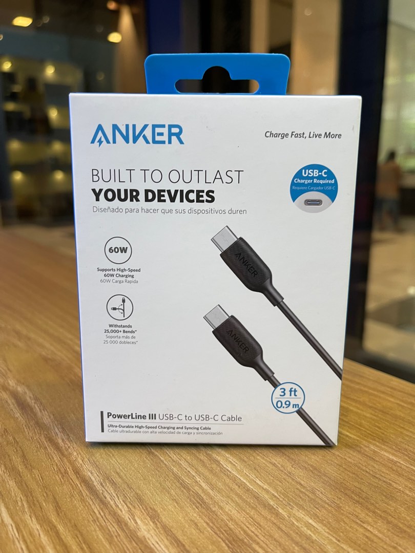 Anker PowerLine III USBC to USBC Cable Brandnew on Carousell
