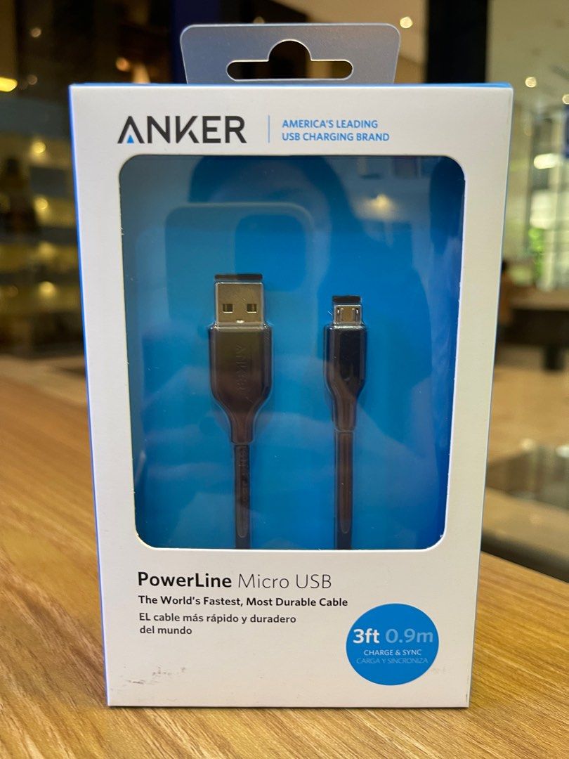Anker PowerLine Micro UCB (USB-A to Micro USB, 3ft) - Black (Category: Cables & Adaptors) located in Pasig City. Submitted by techpartnerph (Listing ID 1242110512, Image 1). Description: BELOW SRP SALE! Anker PowerLine Micro UCB (USB-A to Micro USB, 3ft) - Black ₱ 299.00 Original, Brand-new, and sealed 5 days store warranty 1 year Manufacturer warranty Cash/ Bank transfer/ Gcash/ Credit Card We accept credit card payments with bank charges: - Str