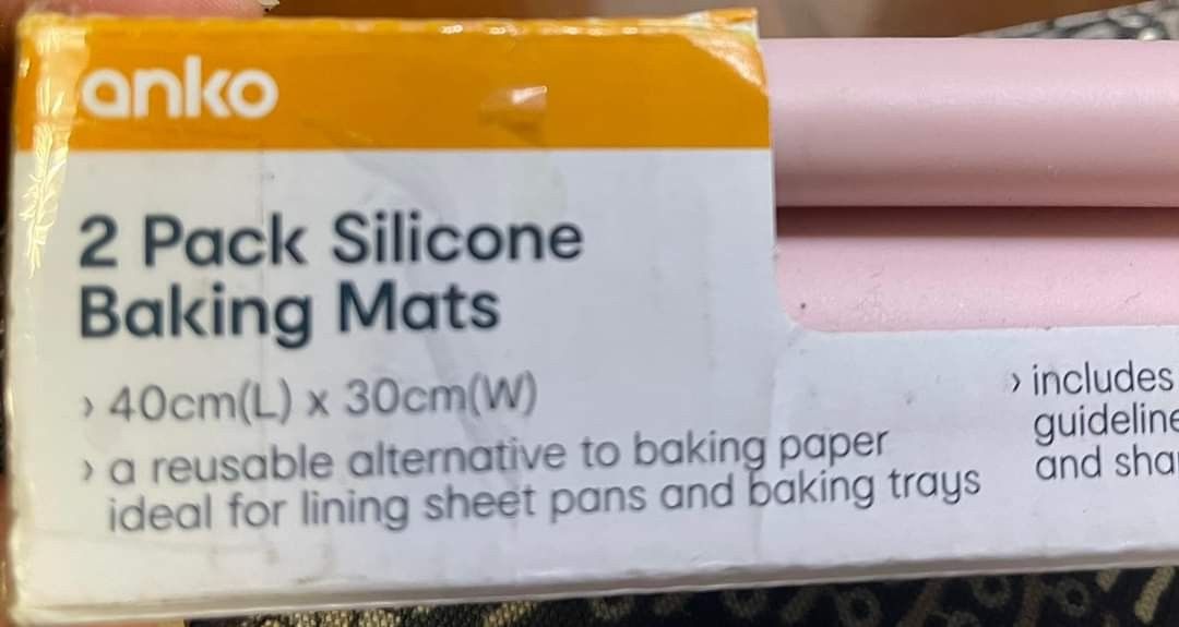 Anko 2pcs Silicone Baking Mats Furniture Home Living