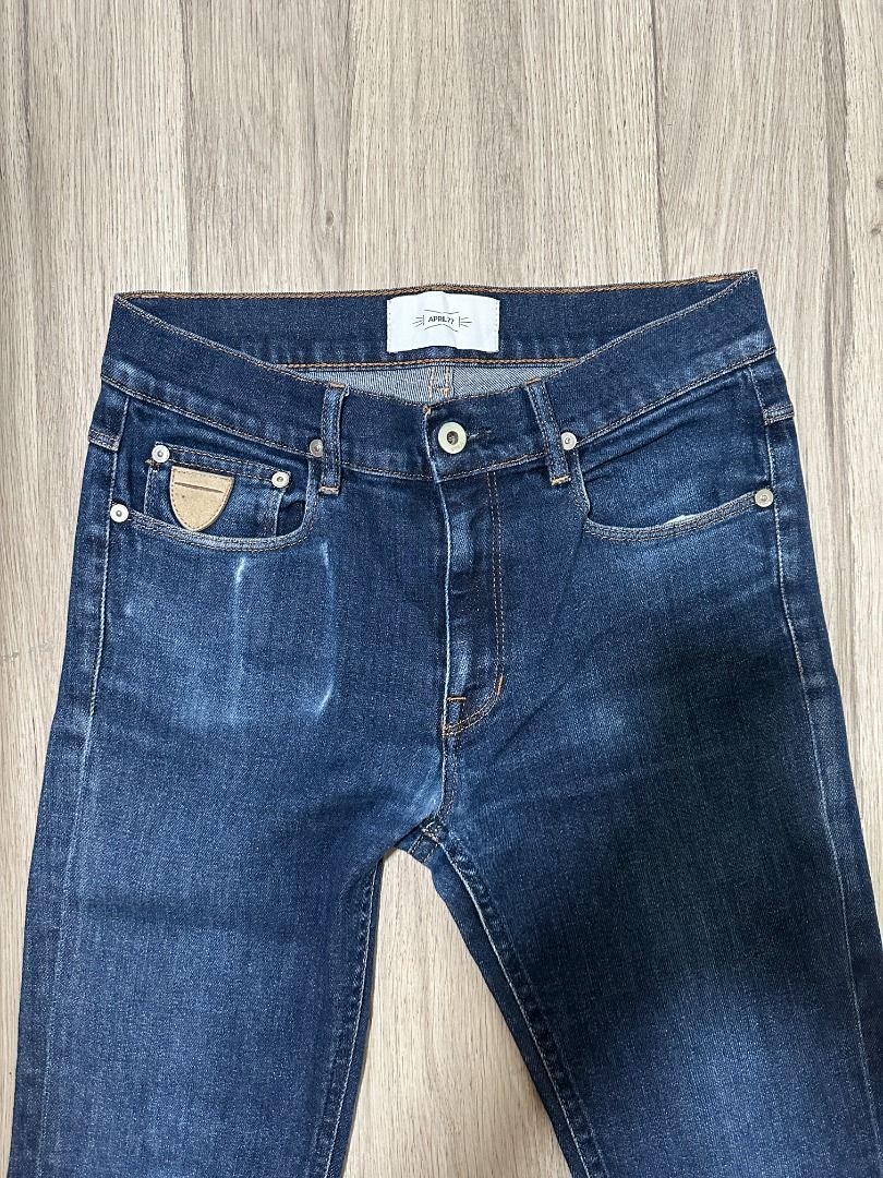 Jean Skinny April 77 Overdrive Sabbath Homme - Taille M, Darkwash Bleu, Fermeture Zip - Très Bon état