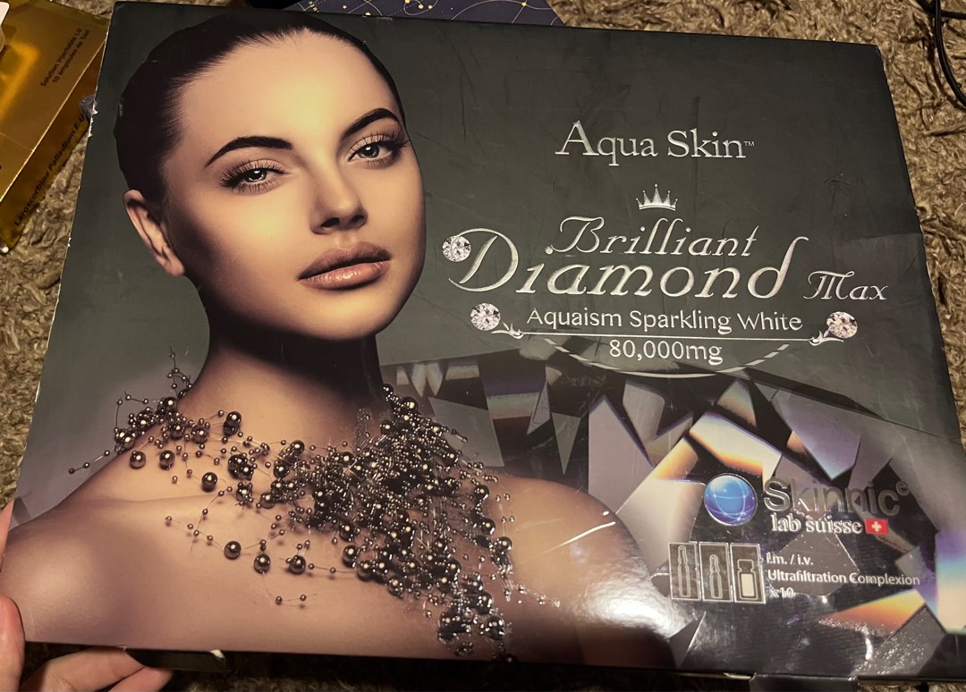 Aqua Skin Brilliant Diamond Max 80 000mg, Beauty & Personal Care, Oral