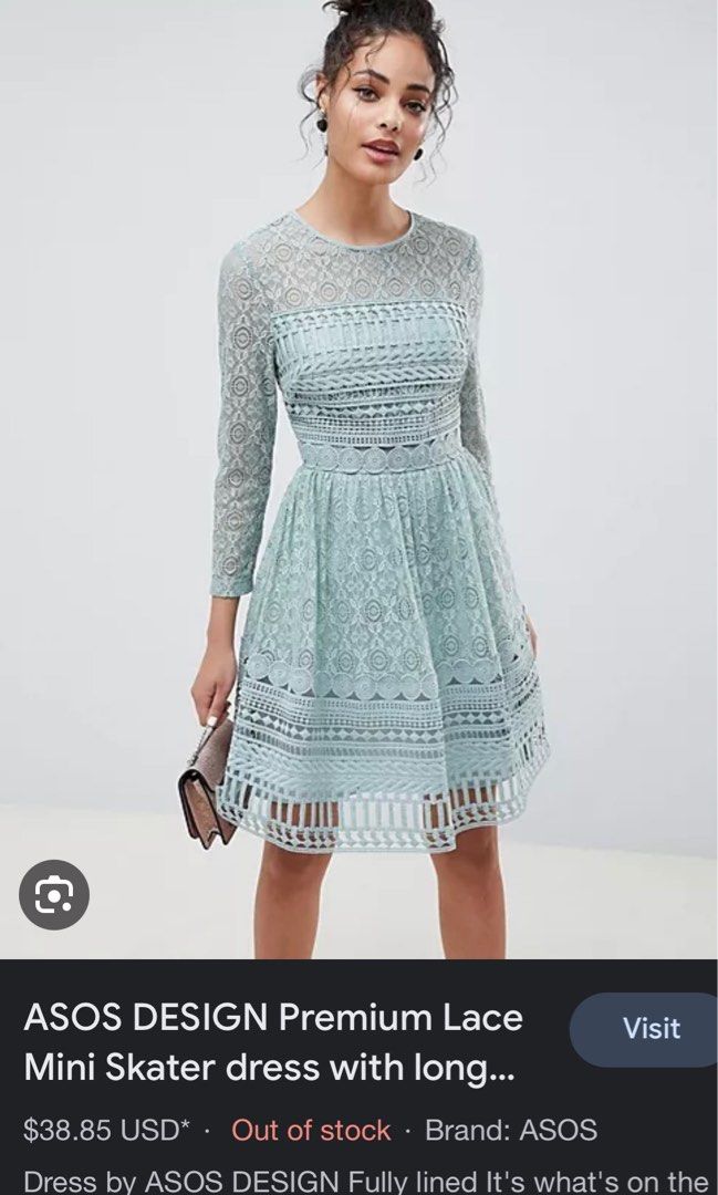ASOS Design Premium Lace Dress
