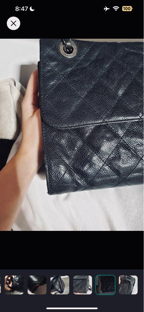 ☑️Authentic CHANEL CC Crave Black Caviar Flap Bag [Rhuthenium HW], Luxury,  Bags & Wallets on Carousell