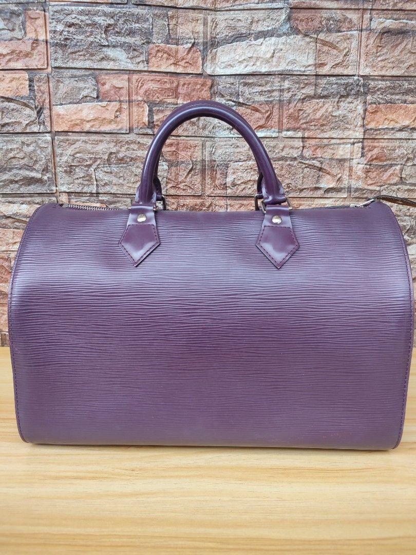 Louis Vuitton // 2014 Purple Amethyste Speedy 30 Bag – VSP Consignment