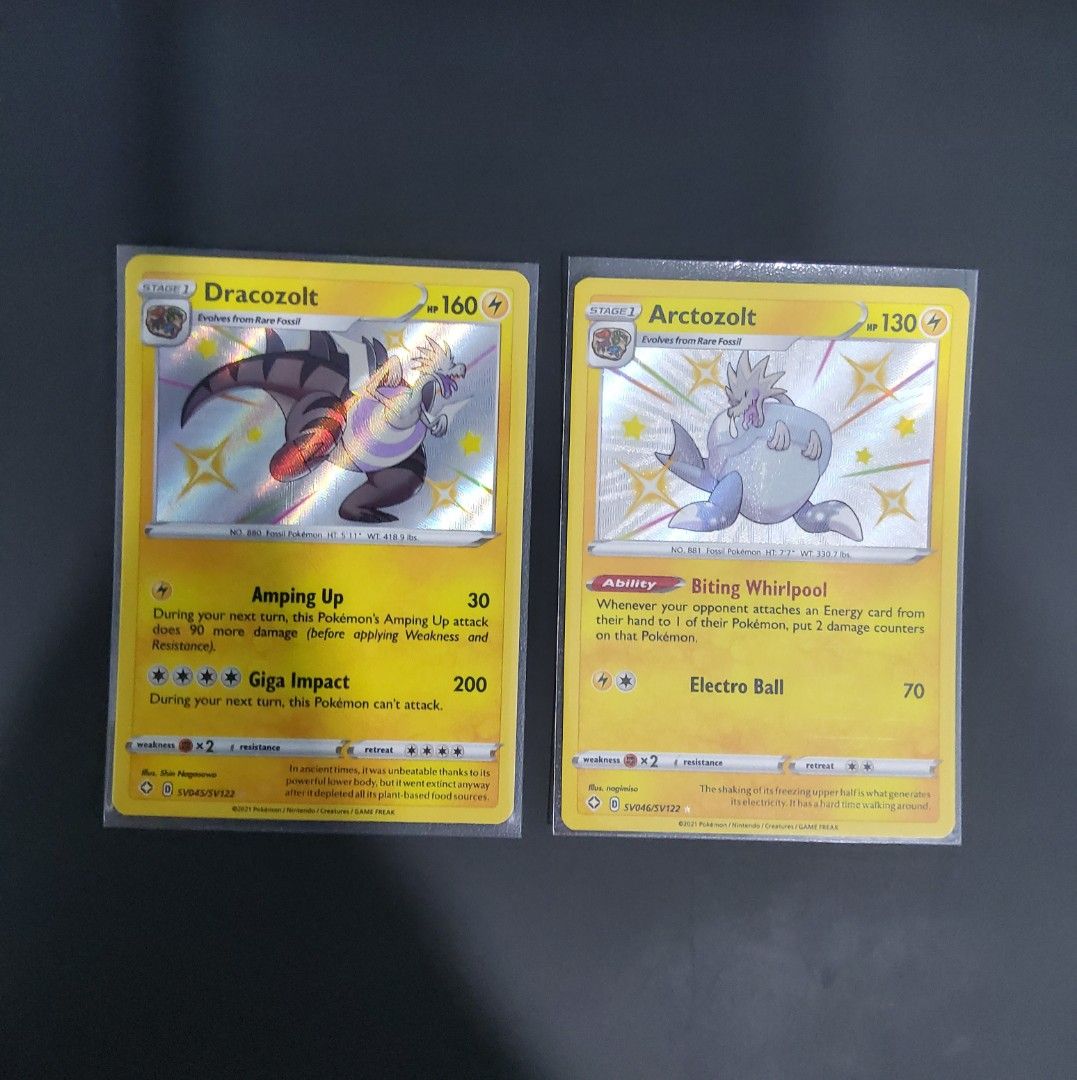 baby shiny (dracozolt, arctozolt), Hobbies & Toys, Toys & Games on Carousell