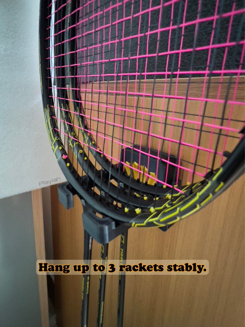 Badminton Racket Hanger, Sports Equipment, Sports & Games, Racket ...