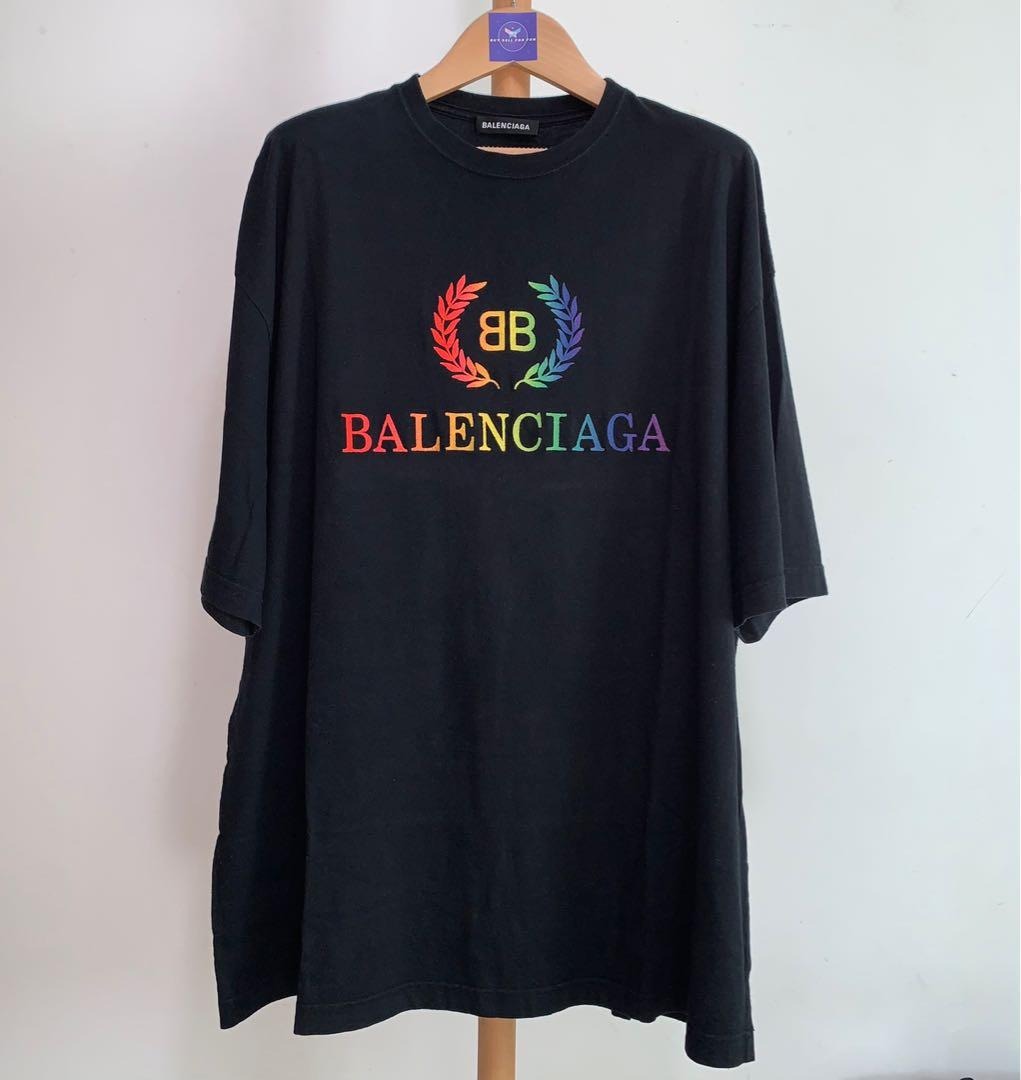Balenciaga rainbow t shirt 2025