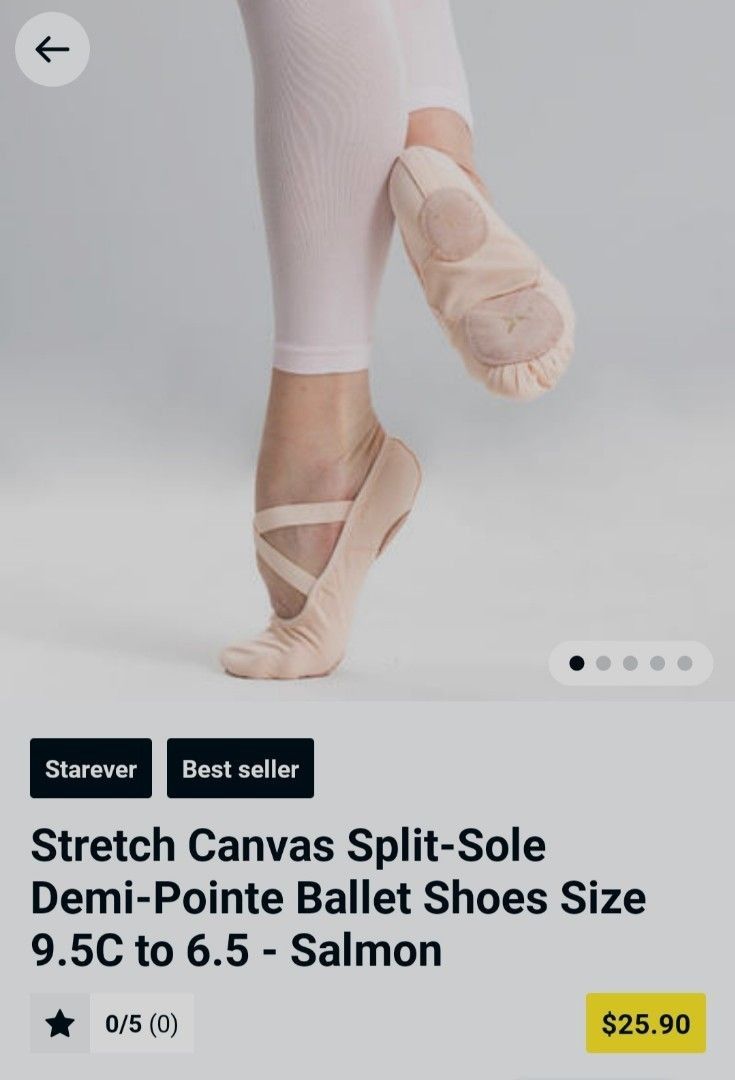 White ballet clearance slippers
