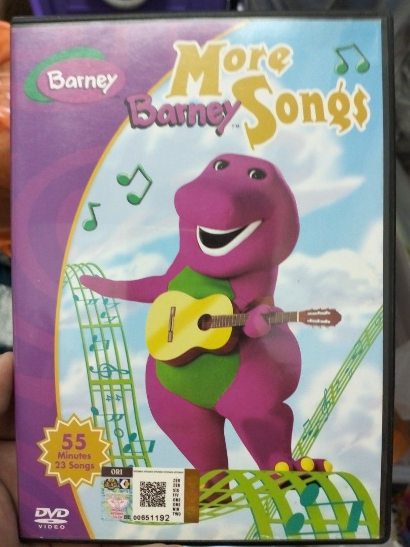 Barney More Songs DVD, Hobbies & Toys, Music & Media, CDs & DVDs on ...