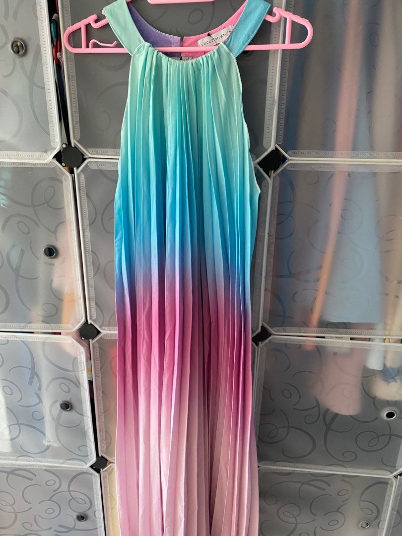 Rainbow outlet long dress