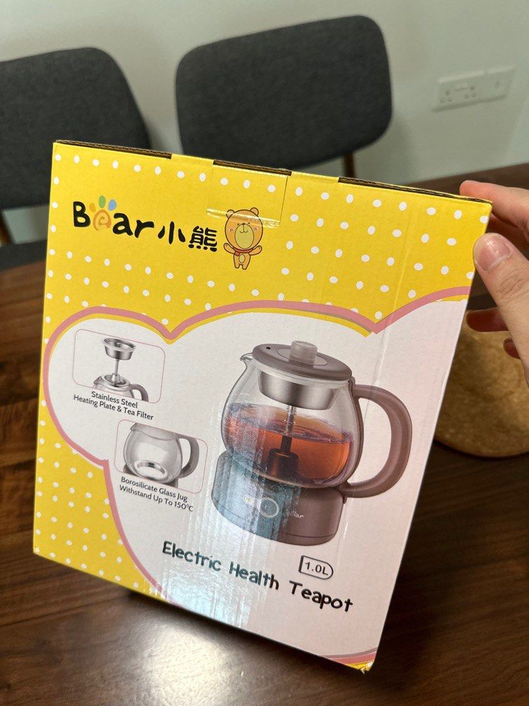 Bear 1.6L Electric Kettle Tea Pot Stainless Auto Power-off Protection Water  Boiler Teapot Instant