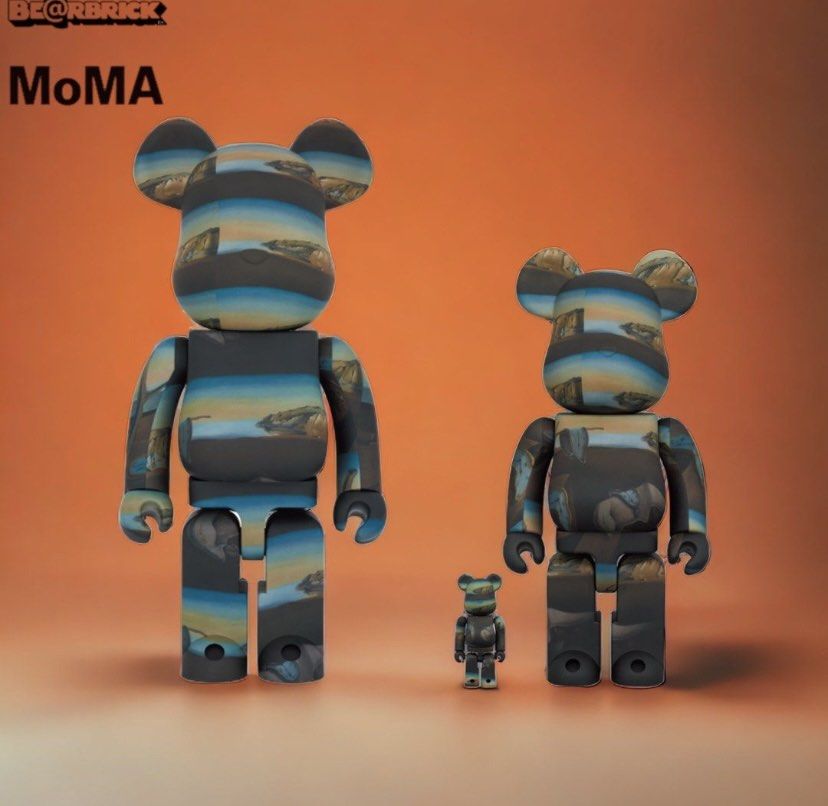 Bearbrick Salvador Dali Moma 400%100% 全新現貨, 興趣及遊戲, 玩具