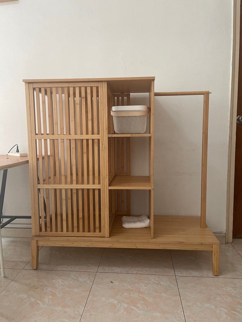 Nordkisa open wardrobe with sliding door cheap