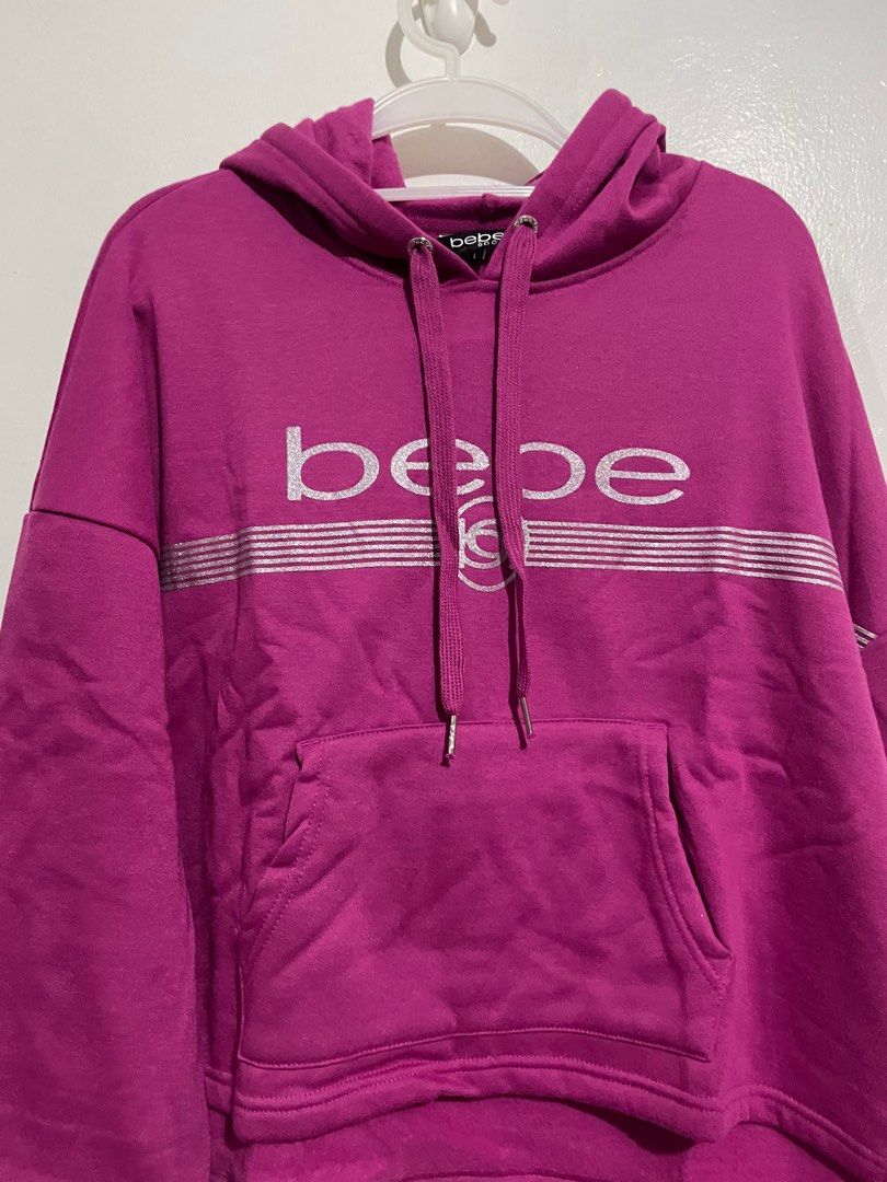 BEBE Pullover Hoodie for Women in Large Women s Fashion Coats Jackets and Outerwear on Carousell