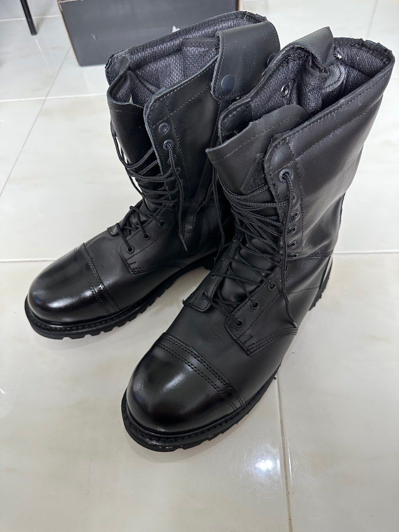Rocky Boots Black boots full leather boots combat boots trekking boots SAF boots motorbike boots frontier boots magnum boots tactical boots