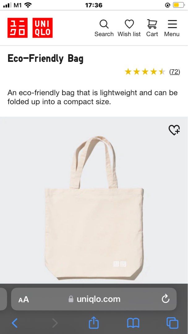 White eco bag store