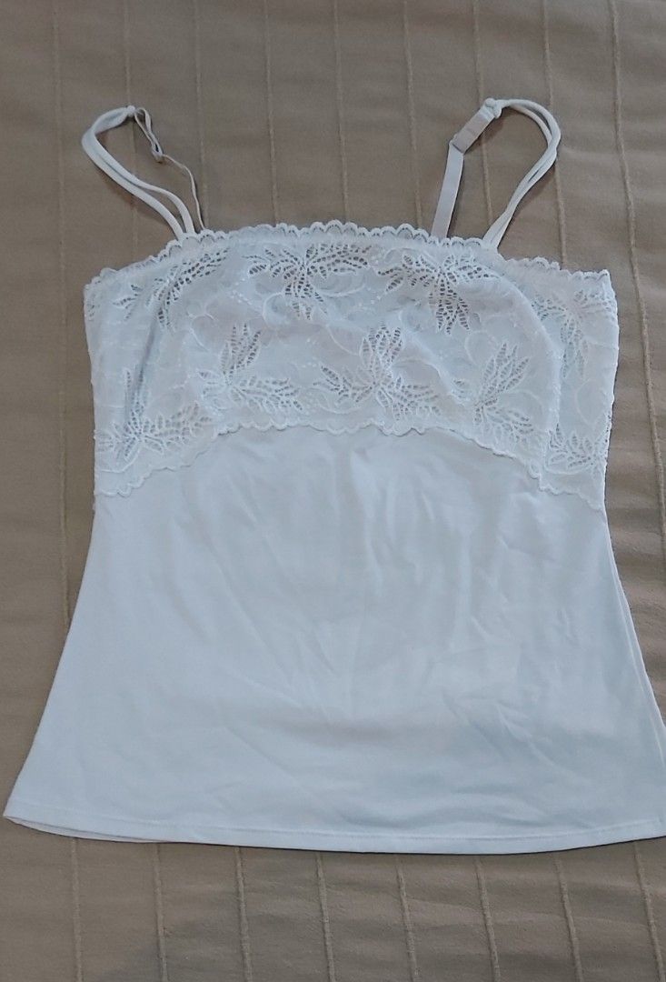 Brand new without tags ladies white camisoles lingerie