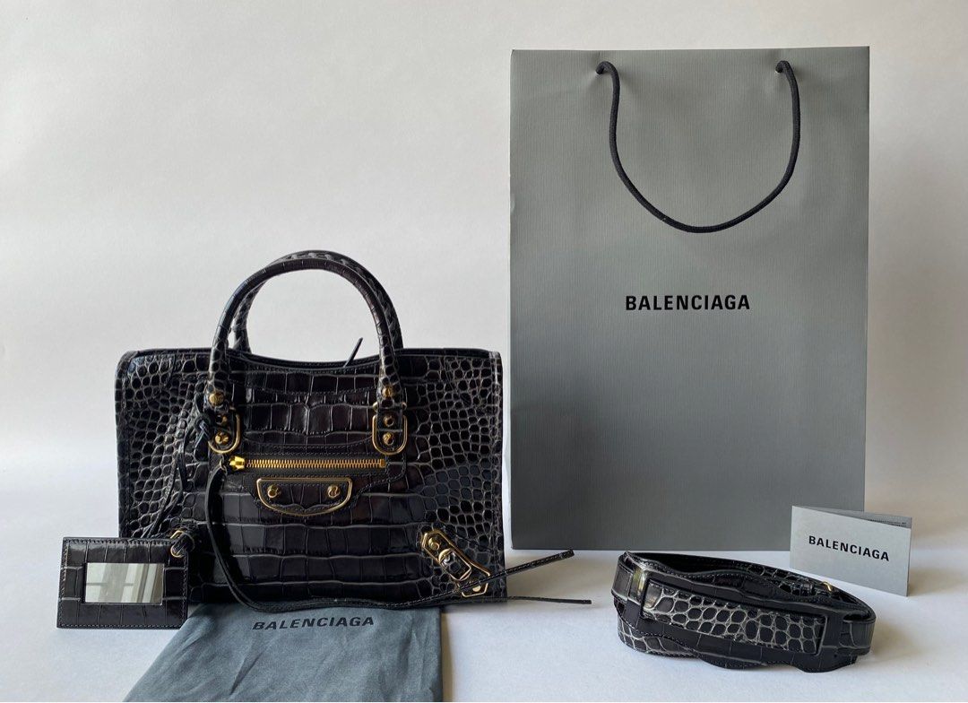 Balenciaga metallic edge clearance small