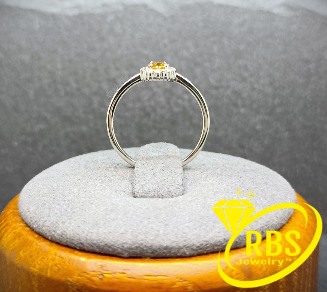 Brazilian Citrine Platinum Diamond Ring (Category: Rings) located in Manila. Submitted by rbsjewelry (Listing ID 1242050023, Image 2). Description: Brazilian Citrine Platinum Diamond Ring - Available, On Hand - .40 ct Natural Oval Citrine - .15 ctw Natural Diamonds - VS, H-I, Round, Earth-Mined - Solid Platinum Setting - Imported Japan Setting * Pawnable or money back! * Guaranteed genuine & earth-mined * NOT lab grown or CVD diamonds * First-com