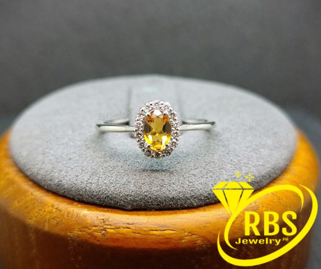 Brazilian Citrine Platinum Diamond Ring (Category: Rings) located in Manila. Submitted by rbsjewelry (Listing ID 1242050023, Image 1). Description: Brazilian Citrine Platinum Diamond Ring - Available, On Hand - .40 ct Natural Oval Citrine - .15 ctw Natural Diamonds - VS, H-I, Round, Earth-Mined - Solid Platinum Setting - Imported Japan Setting * Pawnable or money back! * Guaranteed genuine & earth-mined * NOT lab grown or CVD diamonds * First-com
