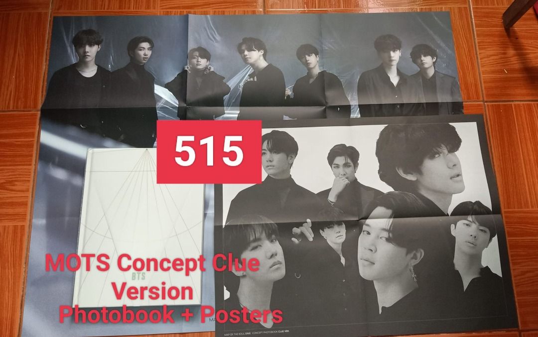 BTS MOTS ONE Concept Photobook Clue Version, Hobbies & Toys ...