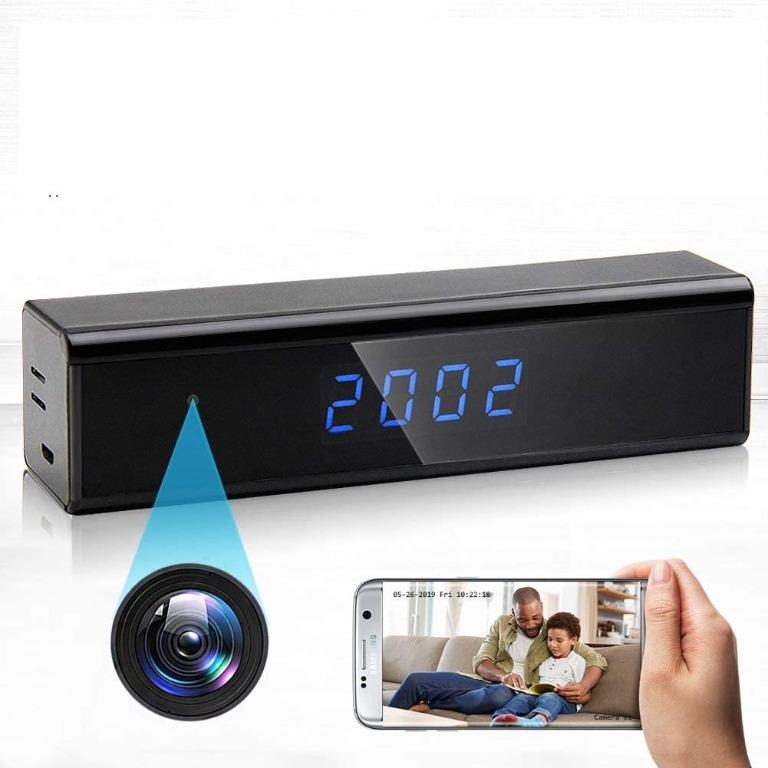 C0559 Hidden Spy Camera 1080P WiFi Clock Camera with Motion Detection