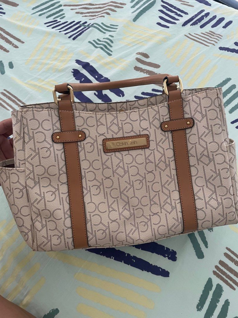 Calvin Klein Hudson Monogram Satchel Luxury Bags Wallets on Carousell