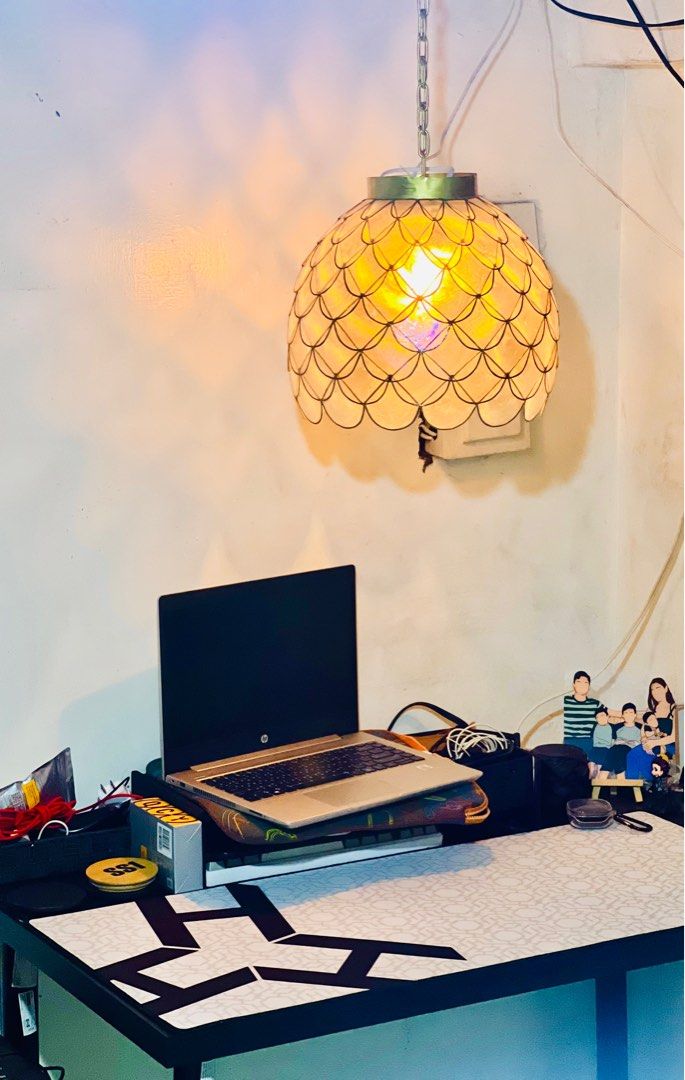 Capiz pendant light (Category: Lighting) located in Caloocan City. Submitted by casadisenyo (Listing ID 1242064392, Image 3). Description: IN STOCK 3pcs available SCALLOP CAPIZ PENDANT LIGHT SIZE 12"x12" Ready to ship item Message me for faster transaction We do customize other capiz chandeliers .