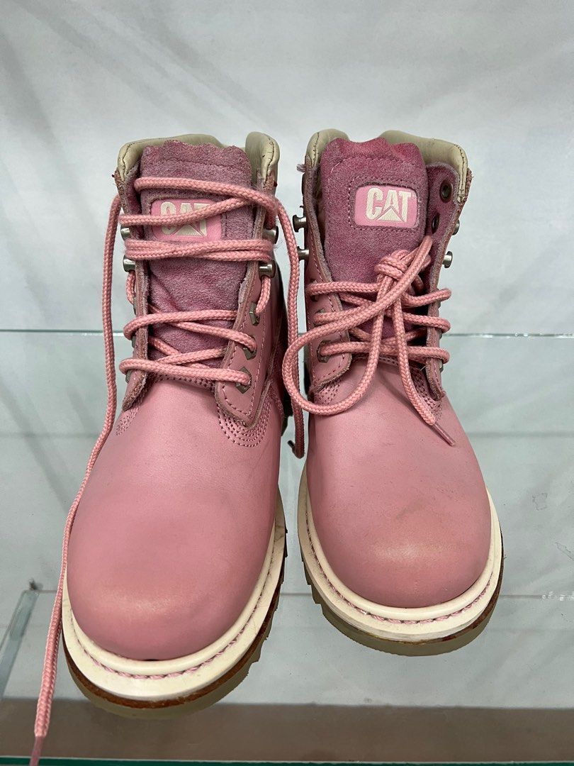 Pink cat boots store