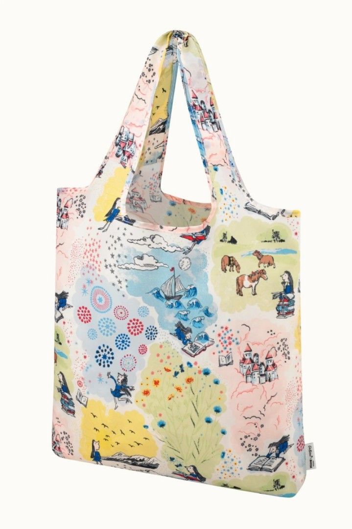 Cath Kidston Roald Dahl Matilda New Worlds Shopper Foldable Eco Recycling Bag