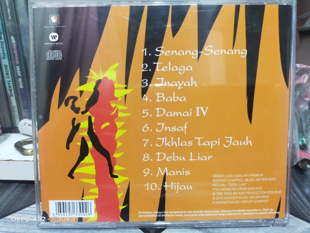 CD Zainal Abidin Hijau, Hobbies & Toys, Music & Media, CDs & DVDs on