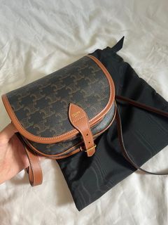 Celine Wallet On Strap In Triomphe Canvas, Women's Fashion, Bags & Wallets,  Shoulder Bags on Carousell
