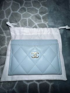 Bonhams : CHANEL BLUE MEDIUM FILIGREE VANITY CASE WITH SILVER TONED  HARDWARE (includes serial sticker, authenticity card, original dust bag and  box)