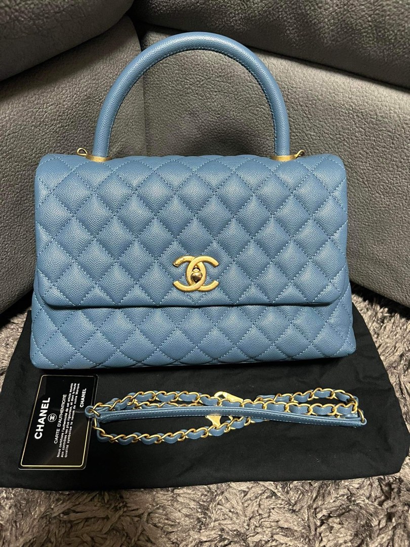 Chanel Coco Handle Medium, Luxury, Bags & Wallets on Carousell