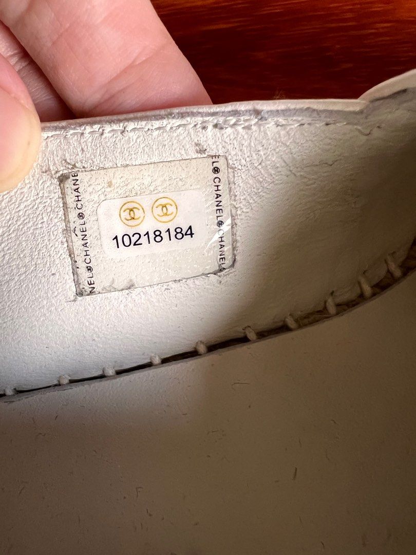 Chanel Espadrilles with serial number US size 6 Women s Fashion