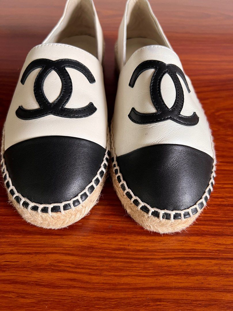 Chanel espadrilles no serial store number
