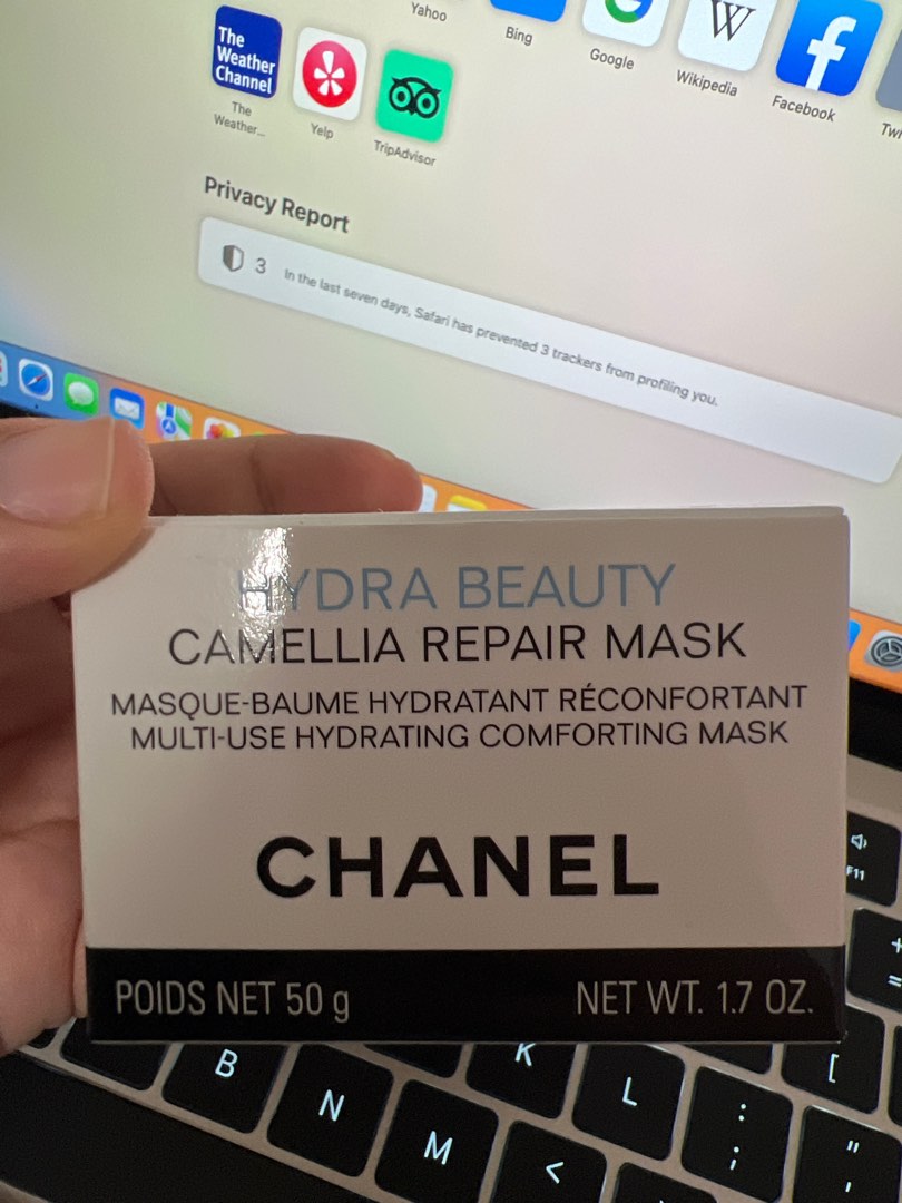 Chanel Hydra Beauty Camellia repair mask, Beauty & Personal Care
