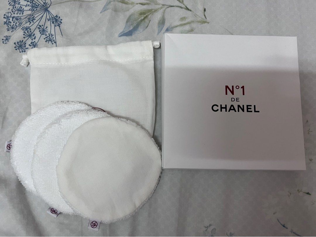 Chanel set of 3 Washable cotton pads