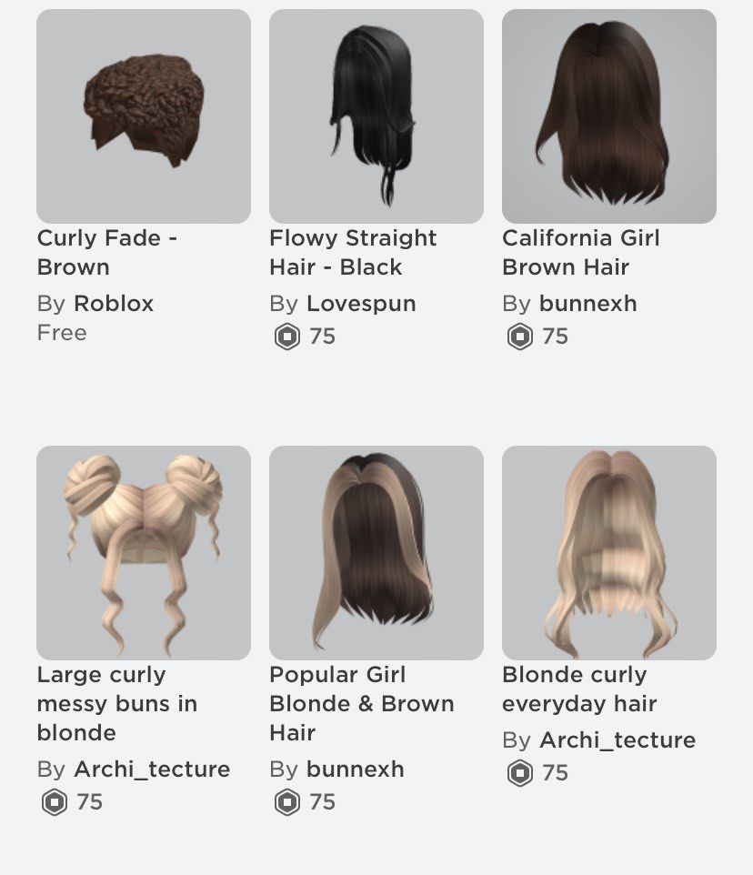 California Hair - Roblox